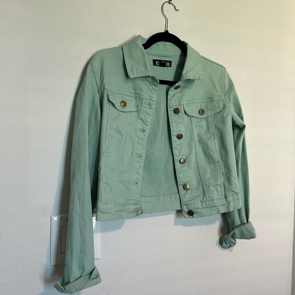 Seafoam Denim Jacket